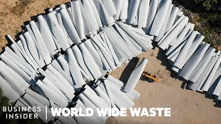 Why Wind Turbine Blades Are So Hard to Recycle  World Wide Waste [upl. by Jerold]