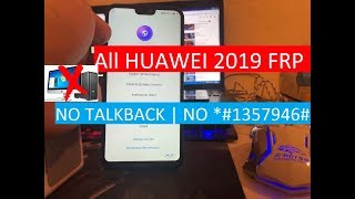 All HUAWEI 2019 FRPGoogle Lock Bypass Android 810EMUI 820  NO TALKBACK  NO 1357946 [upl. by Aliet]