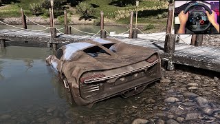 I FOUND THIS ABANDONED BUGATTI CHIRON🤯  FORZA HORIZON 5 [upl. by Lemraj]