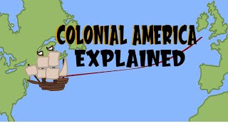 Colonial America For Kids Colonial America Jamestown Colony and Roanoke Colony [upl. by Anelrahs]