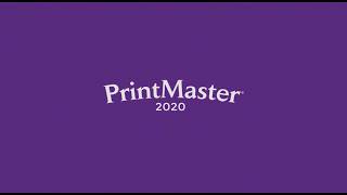 PrintMaster 2020 Tutorials  Print a Card [upl. by Elva]