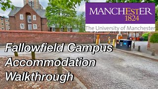 Fallowfield Campus Walkthrough Tour  Manchester University Accommodation [upl. by Cline986]