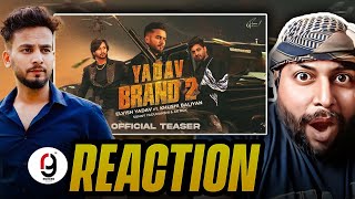 Elvish Yadav  Yadav Brand 2 Teaser Sunny Yaduvanshi  Ak Rok  Khushi Baliyan  REACTION BY RG [upl. by Sillig613]