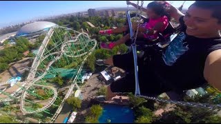 GoPro HERO5 Session  Flyover Fantasilandia onride [upl. by Yup]