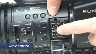 Video camera instructions Sony HDR AX2000 [upl. by Keelin]