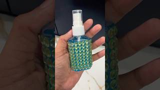 Bejeweling an ordinary hand sanitizer with rhinestone stickers and making it shimmer✨🪩 Easy idea [upl. by Yroggerg]