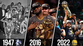 🏀 Tous les Champions NBA de 1947 à 2022 depuis 1947  Tous les gagnants des finales NBA 2022 🏀 [upl. by Anaeerb]