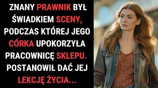 Ojciec Zobaczył Jak Jego Rozpieszczona Córka Upokarza Kasjerkę Kazał Im Zamienić Się Miejscami [upl. by Annahsad]