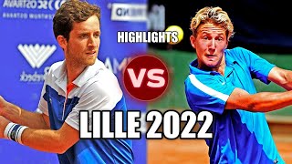 Constant Lestienne vs Sean Cuenin LILLE 2022 Highlights [upl. by Llyrad]