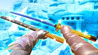 GOLDEN KILLER KATANA in Blades and Sorcery VR Mods [upl. by Anum]