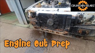 Escort RS Turbo How to Remove Car Engine Preperation [upl. by Arihsat]