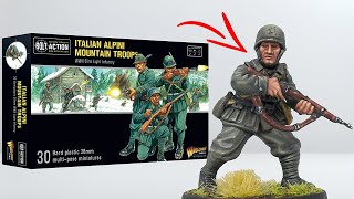 How To Paint ITALIAN ALPINI  Bolt Action Tutorial [upl. by Sanders]