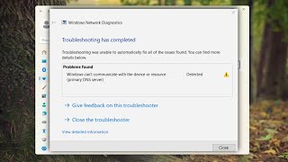 Fix Windows Can’t Communicate With the Device or Resource Primary DNS Server Windows 1011 [upl. by Cameron]
