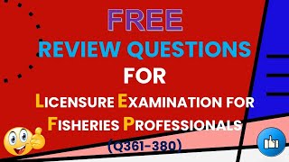 Q361380 REVIEW QUESTIONS WITH ANSWERS FOR FISHERIES PROFESSIONALS [upl. by Eizzo481]