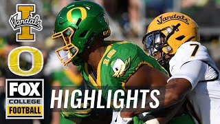 Idaho Vandals vs No 3 Oregon Ducks Highlights  FOX College Football [upl. by Lahcsap529]