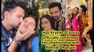 Krystle DSouza And Rithvikk Dhanjani Dating  Has Krystle officially confirmed her relationship [upl. by Landbert]