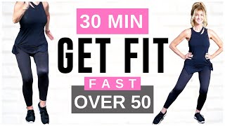 30 Minute GET FIT Indoor Walking Workout For Women Over 50 [upl. by Yessak]