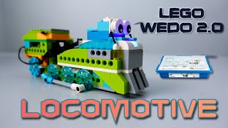 Lego Wedo 20 Train Engine Building Instructions [upl. by Adnahsal]