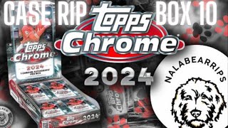 2024 Topps Chrome Hobby Case Rip Box 10 [upl. by Dominy]