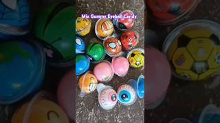 Mix Gummy Eyeball Candy eyeballs candy shortsvideo shorts gummy [upl. by Alf]