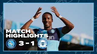 NINE MINUTE HATTRICK Wycombe 31 Peterborough [upl. by Forsyth]