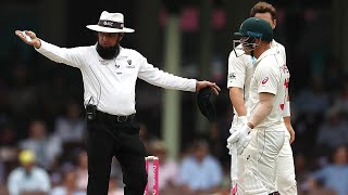 Australia penalised five runs for running on the pitch  Domain Test Series 201920 [upl. by Juditha358]