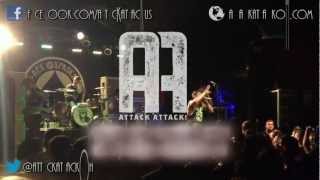 Attack Attack  quotThe Wretchedquot LIVE Scream It Like You Mean It 2012 [upl. by Elocan]