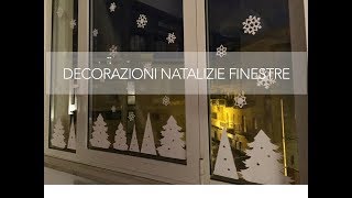 Addobbi per le finestre  Decorazioni natalizie fai da te  Elle di Laura [upl. by Ayn]