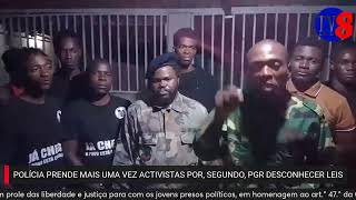 POLÍCIA PRENDE MAIS UMA VEZ ACTIVISTAS POR SEGUNDO PGR DESCONHECER LEIS [upl. by Heim543]