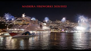 New Years Eve Fireworks Madeira Funchal 20212022 [upl. by Neisa146]