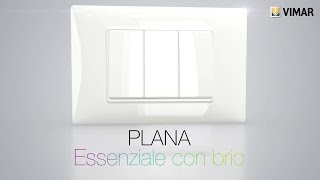 Plana essenziale con brio by Vimar [upl. by Corabella]