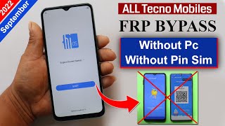 All Tecno Android 11  12 Frp BypassRemove Google Account Lock Without Pc New Method 2022 Sept [upl. by Chaney792]