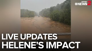 Livestream Helene flooding damage across North Carolina [upl. by Ylsel]