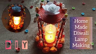 DIY Diwali decoration idea  Handmade lamp making [upl. by Encrata988]