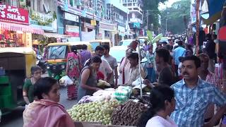 8th Cross Malleshwaram busy shopping street [upl. by Bryn]