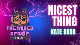 Kate Nash  Nicest Thing  KARAOKE Version [upl. by Seagraves]