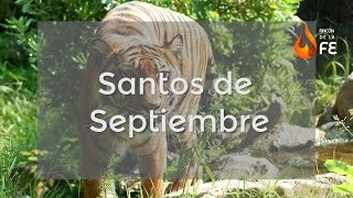 Santoral de Septiembre – Calendario santoral católico [upl. by Lyssa]