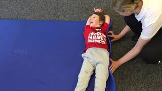 Physical Therapy  Cerebral Palsy  Being Fun  Freddy Farmer Foundation [upl. by Suryt]