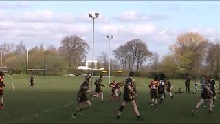 Culcheth V Pilkington Recs U14s Rugby League [upl. by Kenney]