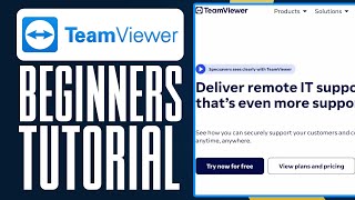 How To Use TeamViewer 2024 TeamViewer Tutorial [upl. by Lancelle145]