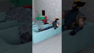 Deadpool vs Wolverine  Wolverine want to relax  Marvel Animation [upl. by Lyris]