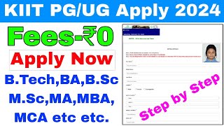 kiit pg ug admission 2024kiit university bhubaneswar btech mba mca admission 2024odisha kiit exam [upl. by Yuu189]