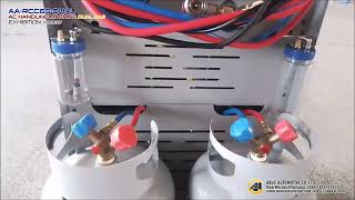 AA4C Car AC Recovery System AC machine for Dual Gas R134a 1234yf [upl. by Eellac]