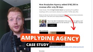 Amplidyne Case Study Cracking Ecom Cold Email Outreach [upl. by Orwin]