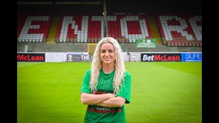 New Signing  Ellie Butler joins Glentoran Women [upl. by Akinam]