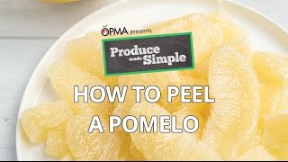 How To Peel a Pomelo [upl. by Ailaroc398]