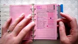 April 2015 Filofax Pocket Setup [upl. by Ailenroc]