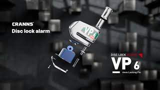 CRANNS VP6 Alarm Disc Lock [upl. by Odnalra]