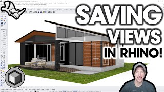 How to SAVE VIEWS and Viewports in Rhino [upl. by Lianna]