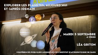 « EXPLORER LES PLANÈTES AUJOURDHUI ET APRÈSDEMAIN » [upl. by Arratal263]